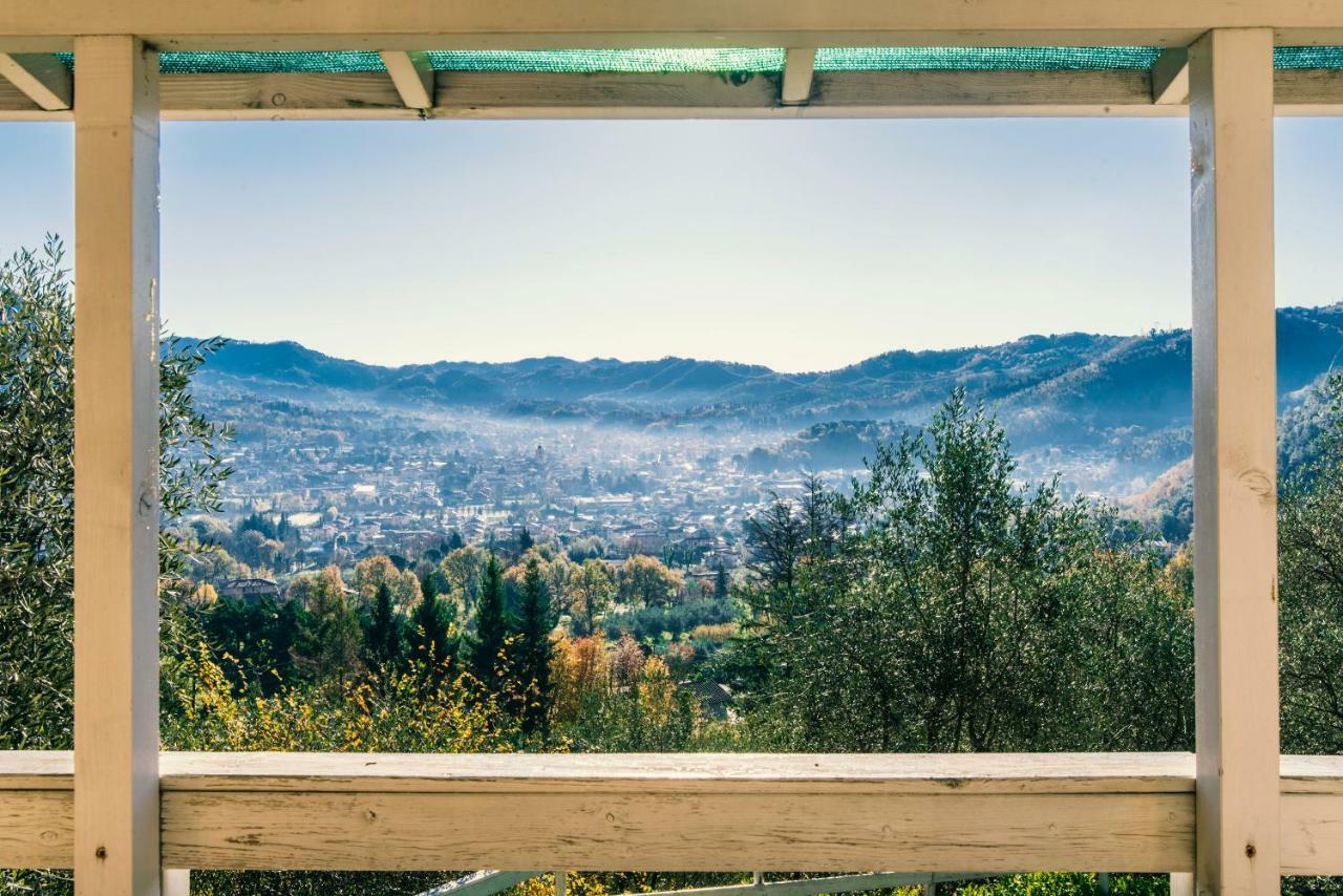 Valuable Rustic Tuscan Swimming Pool, Breathtaking View Of Camaiore Exterior photo