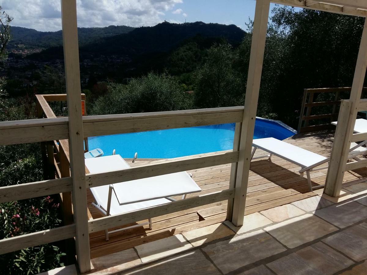 Valuable Rustic Tuscan Swimming Pool, Breathtaking View Of Camaiore Exterior photo