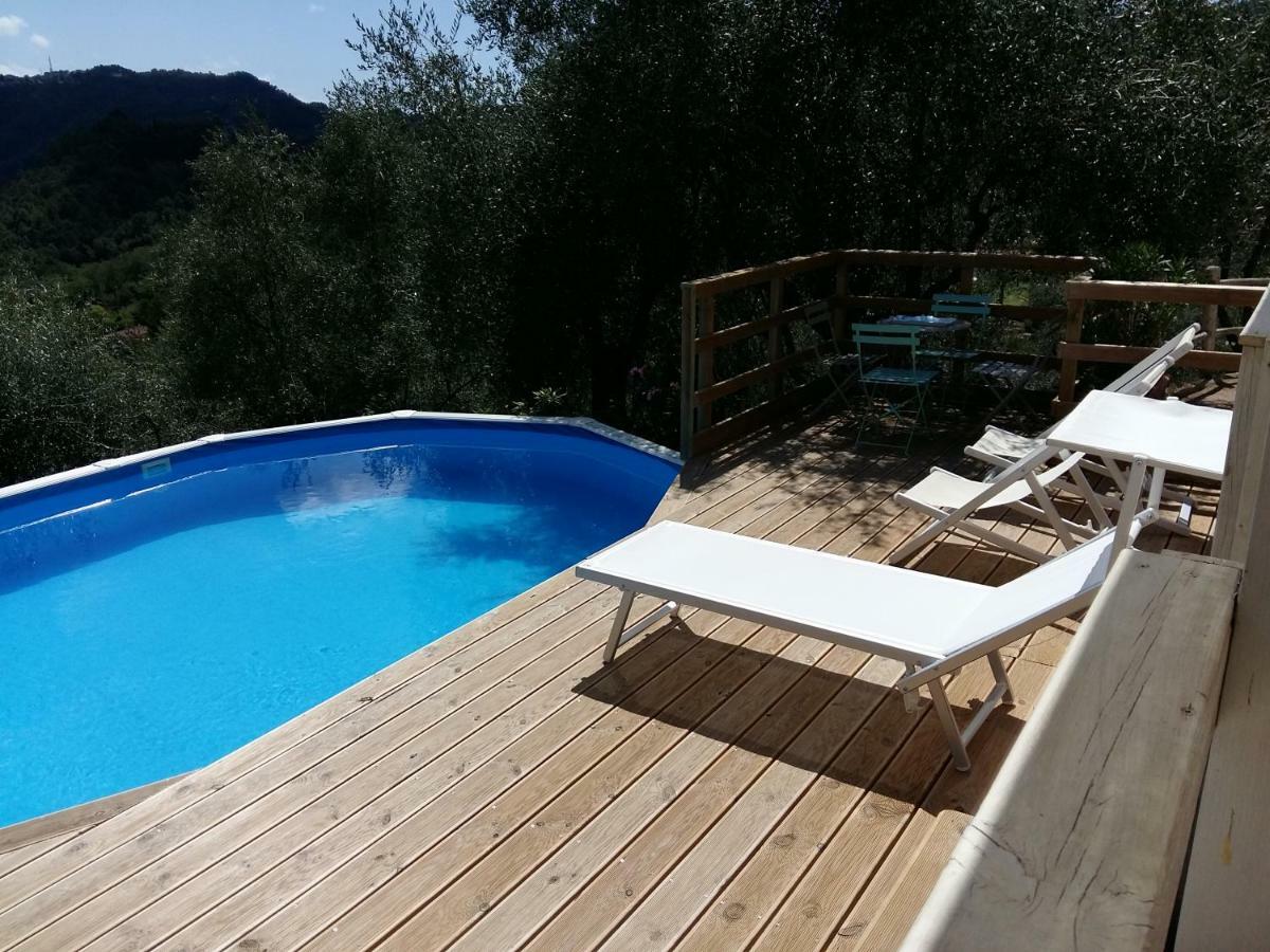 Valuable Rustic Tuscan Swimming Pool, Breathtaking View Of Camaiore Exterior photo