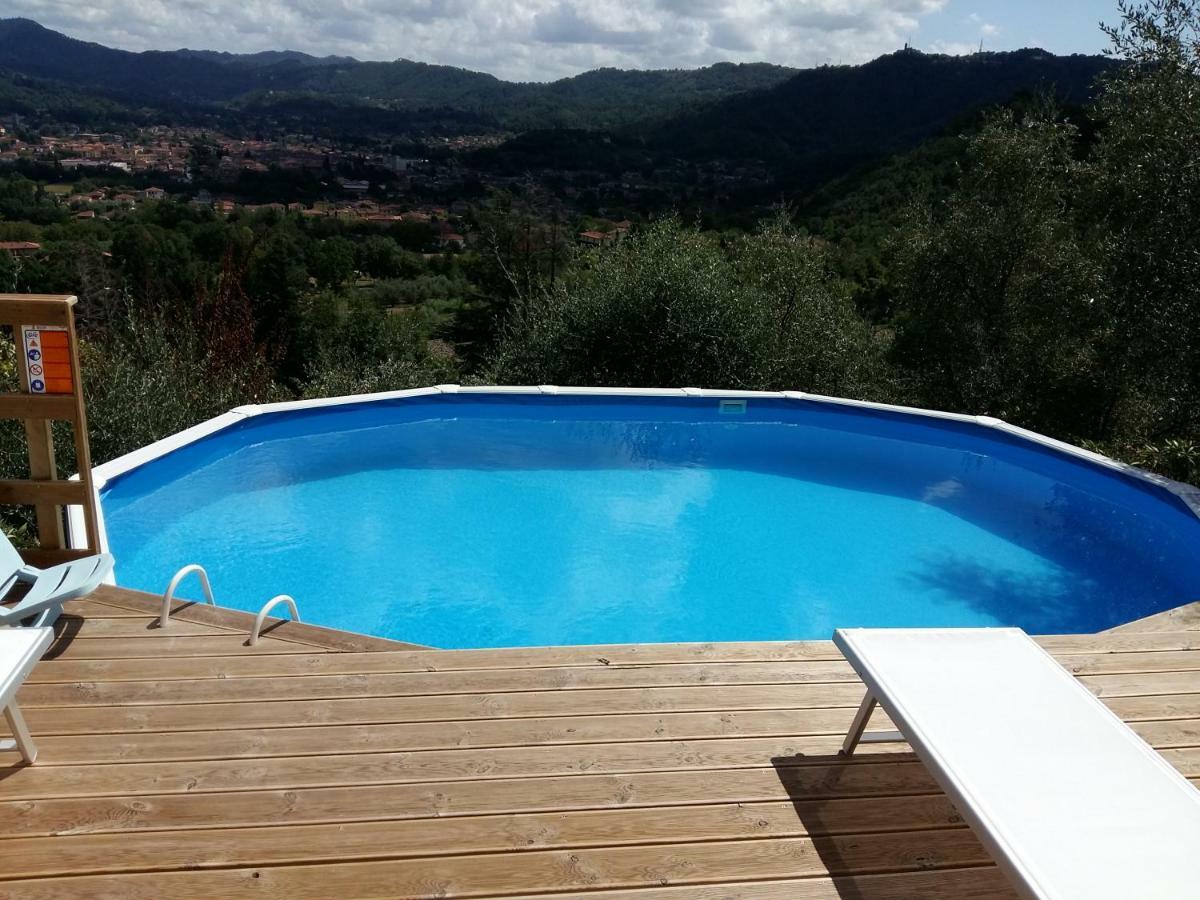 Valuable Rustic Tuscan Swimming Pool, Breathtaking View Of Camaiore Exterior photo