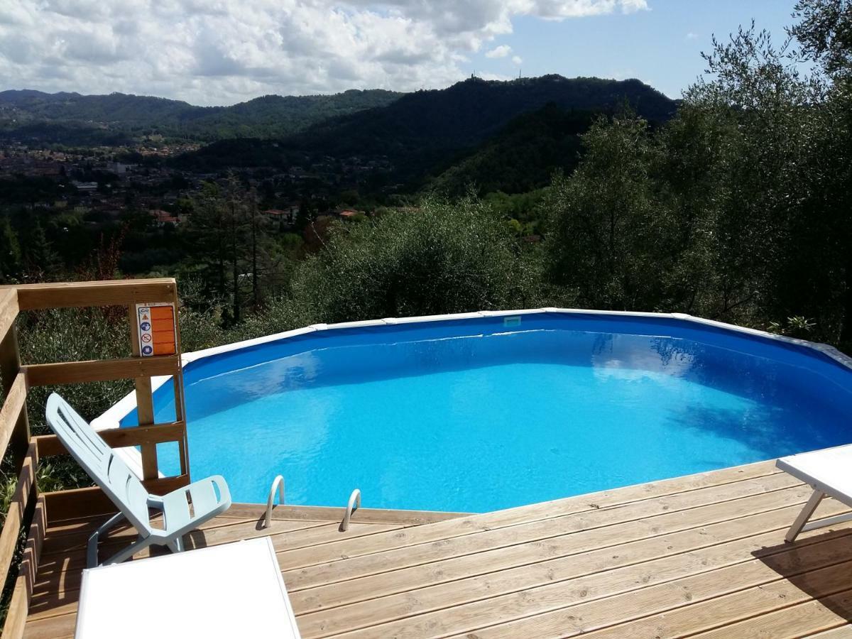 Valuable Rustic Tuscan Swimming Pool, Breathtaking View Of Camaiore Exterior photo